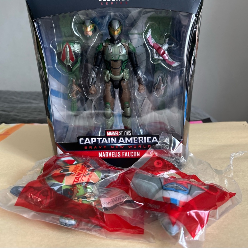 Marvel Legends Falcon Action Figure with BONUS McDonald’s collectibles